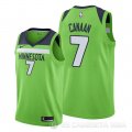 Camiseta Isaiah Canaan #7 Minnesota Timberwolves Statement Verde