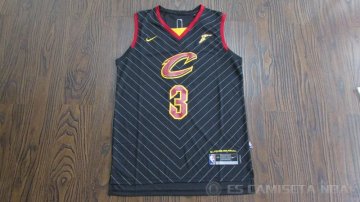 Camiseta Isaiah Thomas #3 Cleveland Cavaliers Statement 2017-18 Negro