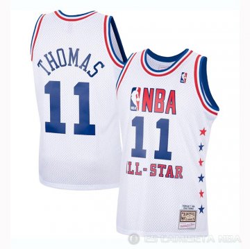Camiseta Isiah Thomas #11 All Star 1985 Blanco