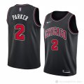 Camiseta Jabari Parker #2 Chicago Bulls Statement 2018 Negro