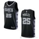 Camiseta Jakob Poeltl #25 San Antonio Spurs Statement 2022-23 Negro