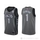 Camiseta Jamal Crawford #1 Brooklyn Nets Statement Gris