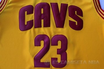 Camiseta James #23 Cleveland Cavaliers Amarillo