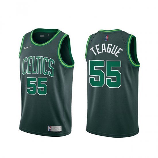 Camiseta Jeff Teague NO 55 Boston Celtics Earned 2020-21 Verde - Haga un click en la imagen para cerrar
