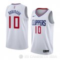 Camiseta Jerome Robinson #10 Los Angeles Clippers Association 2018 Blanco