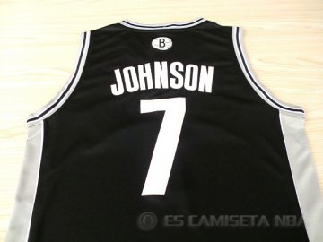 Camiseta Johnson #7 Brooklyn Nets Negro