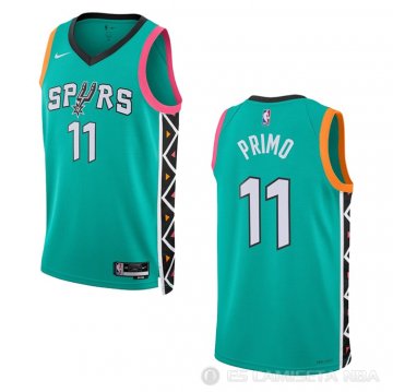 Camiseta Joshua Primo #11 San Antonio Spurs Ciudad 2022-23 Verde