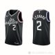 Camiseta Kawhi Leonard #2 Los Angeles Clippers Ciudad 2022-23 Negro