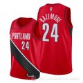 Camiseta Kent Bazemore #24 Portland Trail Blazers Statement Edition Rojo Negro