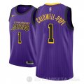 Camiseta Kentavious Caldwell-Pope #1 Los Angeles Lakers Ciudad 2018 Violeta