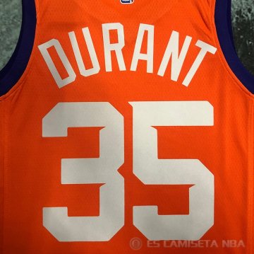 Camiseta Kevin Durant #35 Phoenix Suns Statement 2021 Naranja