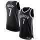 Camiseta Kevin Durant #7 Brooklyn Nets Icon Autentico Negro