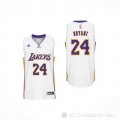 Camiseta Kobe Bryant NO 24 Los Angeles Lakers Blanco