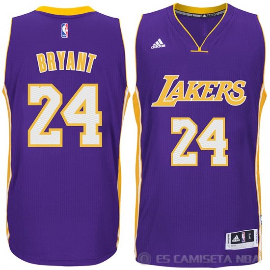 Camiseta Kobe Bryant NO 24 Los Angeles Lakers Violeta - Haga un click en la imagen para cerrar