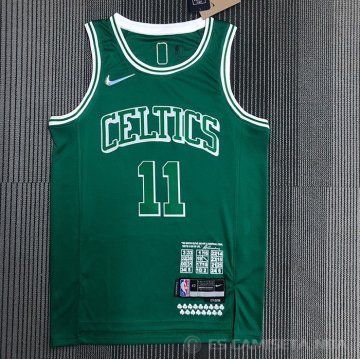Camiseta Kyrie Irving NO 11 Boston Celtics Ciudad 2021-22 Verde