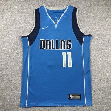 Camiseta Kyrie Irving #11 Dallas Mavericks Nino Icon 2022-23 Azul