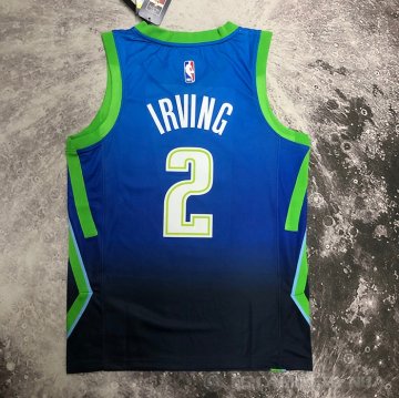 Camiseta Kyrie Irving #2 Dallas Mavericks Ciudad Azul