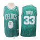 Camiseta Larry Bird #33 Boston Celtics Mitchell & Ness Verde