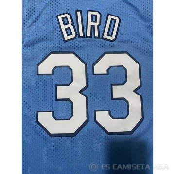 Camiseta Larry Bird #33 Boston Celtics Retro Azul