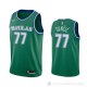 Camiseta Luka Doncic #77 Dallas Mavericks Hardwood Classics 2020-21 Verde