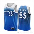 Camiseta Luka Garza #55 Minnesota Timberwolves Ciudad 2023-24 Azul