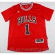 Camiseta Bull Rose #1 Manga Corta Rojo