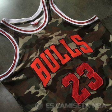 Camiseta Michael Jordan #23 Chicago Bulls Hardwood Verde