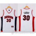Camiseta Davidson Curry #30 NCAA Blanco