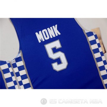 Camiseta NCAA Monk #0 Kentucky Wildcats Azul