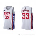 Camiseta Nic Claxton #33 Brooklyn Nets Classic 2022-23 Blanco