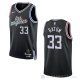 Camiseta Nicolas Batum #33 Los Angeles Clippers Ciudad 2022-23 Negro