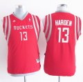 Camiseta Harden #13 Houston Rockets Nino Rojo