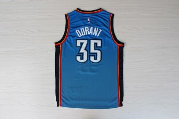 Camiseta Durant #35 Thunder Resuenan Moda Azul