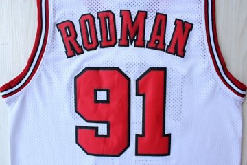Camiseta Rodman #10 San Antonio Spurs Blanco