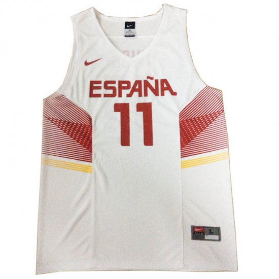 Camiseta Rubio #11 Espana Blanco - Haga un click en la imagen para cerrar