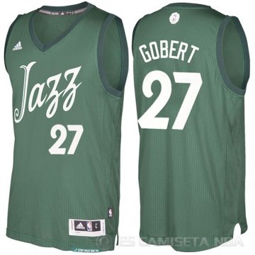 Camiseta Rudy Gobert #27 Utah Jazz Navidad 2016 Veder