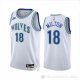 Camiseta Shake Milton #18 Minnesota Timberwolves Classic 2023-24 Blanco