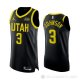 Camiseta Stanley Johnson #3 Utah Jazz Statement Autentico 2022-23 Negro