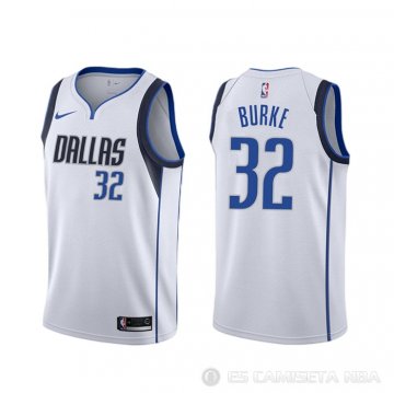 Camiseta Trey Burke #32 Dallas Mavericks Association 2020 Blanco