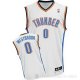 Camiseta Westbrook #0 Oklahoma City Thunder Blanco