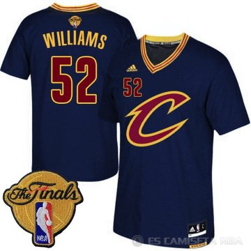 Camiseta Williams #52 Cleveland Cavaliers Manga Corta Azul