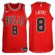 Camiseta Zach Lavine #8 Chicago Bulls 2017-18 Rojo