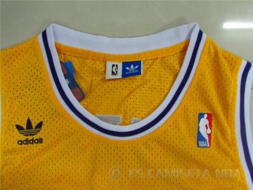 Camiseta retro O neal #34 Los Angeles Lakers Amarillo