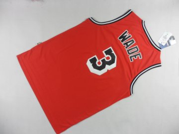 Camiseta retro Wade #3 Miami Heat Rojo