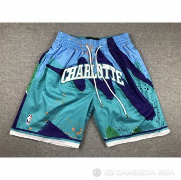 Pantalone Charlotte Hornets Just Don Verde