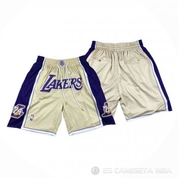 Pantalone Los Angeles Lakers Hall of Fame Just Don Oro