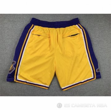 Pantalone Los Angeles Lakers Just Don Amarillo2