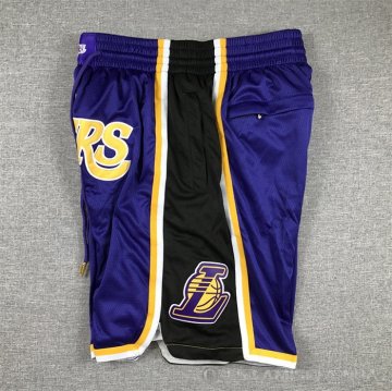 Pantalone Los Angeles Lakers Just Don Violeta2