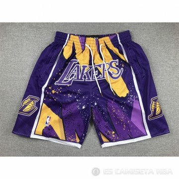 Pantalone Los Angeles Lakers Just Don Violeta