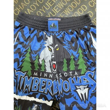 Pantalone Minnesota Timberwolves Mitchell & Ness Azul